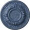 Ekena Millwork Odessa Ceiling Medallion (Fits Canopies up to 2 1/2"), 7 1/2"OD x 1 1/8"P, Americana Crackle CM07ODAMC - alternate 1